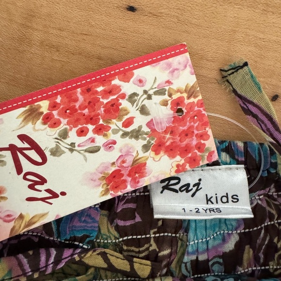 Raj Blue Smocked Sundress Sleeveless Casual - Picture 3 of 3